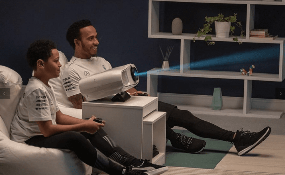 Lewis and Isaiah enjoying a little gaming competition before the epic bike challenge.